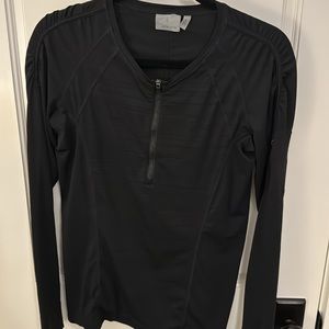 Athleta medium black sun shirt